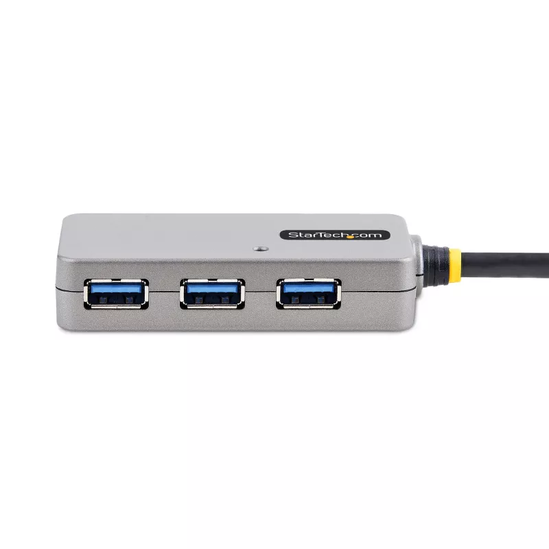 StarTech.com USB-pikendusjaotur, 10 m USB 3.0 pikenduskaabel 4 pordiga USB-A jaoturiga, aktiiv/siiniga toitega USB repiiterkaabel, valikuline 20 W toiteplokk kaasas, ESD-kaitse