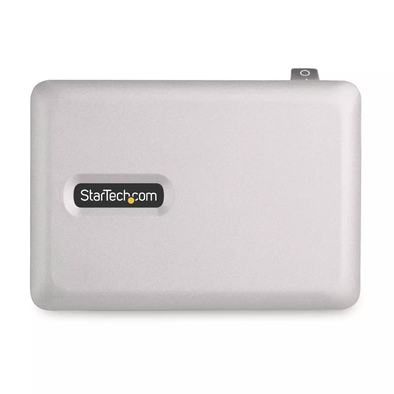 StarTech.com 7-pordine USB-C jaotur – 5x USB-A + 2x USB-C – isetoitega, 65 W toiteplokk – USB 3.1 10 Gbps – laua-/sülearvuti USB-jaotur 3 jala pikkuse USB-IF sertifikaadiga lukustuva kaabliga – USB-C jaotur
