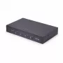 StarTech.com 4-pordiline KM-lüliti hiire lülitusfunktsiooniga, USB-lüliti klaviatuurile/hiirele, 3,5 mm/USB-heli, välisseadmete jagamine 4 arvutile, TAA-vastavuses