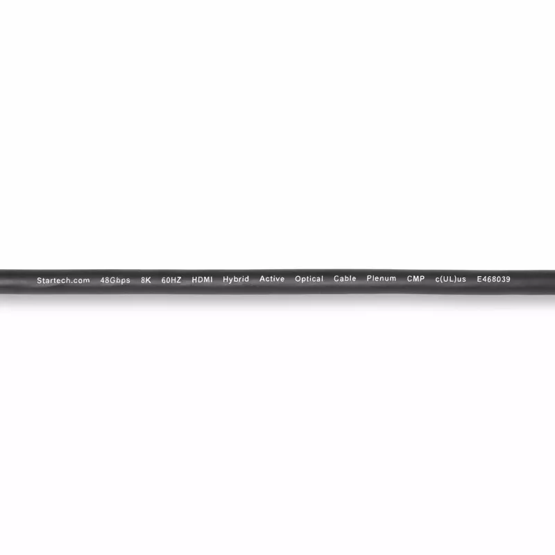StarTech.com 100ft (30.4m) HDMI 2.1 hübriidne aktiivne optiline kaabel (AOC), CMP, plenum-reitinguga, 8K ülikiire HDMI 2.1/2.0 fiiberoptiline kaabel, 48 Gbps, 8K 60Hz/4K 120Hz, HDR10+/FRL/TMDS/eARC