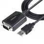 StarTech.com 3 jala (1 m) USB jadaväline kaabel koos COM-pordi säilitusega, DB9 isane RS232 USB-muunduriks, USB jadaväline adapter PLC/Printer/Scanner jaoks, Prolific kiibistik, Windows/Mac