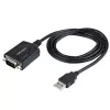 StarTech.com 3 jala (1 m) USB jadaväline kaabel koos COM-pordi säilitusega, DB9 isane RS232 USB-muunduriks, USB jadaväline adapter PLC/Printer/Scanner jaoks, Prolific kiibistik, Windows/Mac