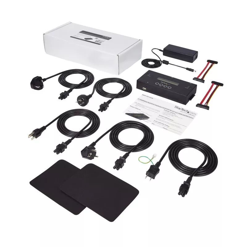 StarTech.com 1:1 iseseisev kõvaketta dubleerija ja kustutaja, SAS ja SATA HDD/SSD kloonija/kopeerija, kõvaketta dubleerija ja puhastaja, LCD-ekraan, TAA-ühilduv