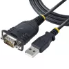 StarTech.com 0,91 m USB-jadakaabel, DB9 isane RS232 USB-muundur, Prolific kiip, USB-jadaport adapter PLC/printer/skanner/lüliti jaoks, USB-COM-pordi adapter, Windows/Mac