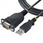 StarTech.com 0,91 m USB-jadakaabel, DB9 isane RS232 USB-muundur, Prolific kiip, USB-jadaport adapter PLC/printer/skanner/lüliti jaoks, USB-COM-pordi adapter, Windows/Mac