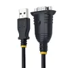 StarTech.com 0,91 m USB-jadakaabel, DB9 isane RS232 USB-muundur, Prolific kiip, USB-jadaport adapter PLC/printer/skanner/lüliti jaoks, USB-COM-pordi adapter, Windows/Mac