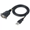 StarTech.com 0,91 m USB-jadakaabel, DB9 isane RS232 USB-muundur, Prolific kiip, USB-jadaport adapter PLC/printer/skanner/lüliti jaoks, USB-COM-pordi adapter, Windows/Mac