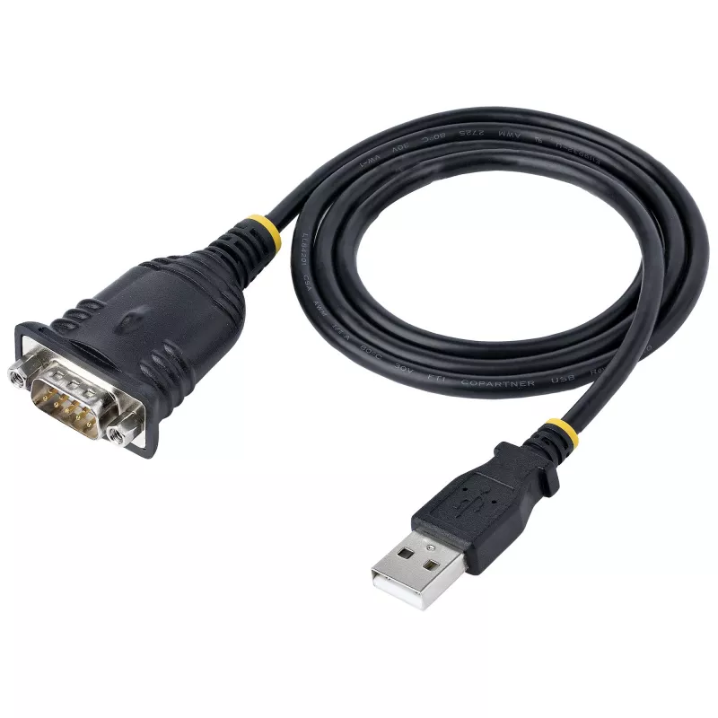 StarTech.com 0,91 m USB-jadakaabel, DB9 isane RS232 USB-muundur, Prolific kiip, USB-jadaport adapter PLC/printer/skanner/lüliti jaoks, USB-COM-pordi adapter, Windows/Mac