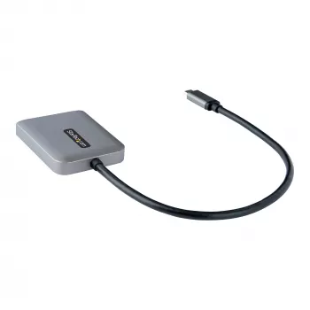 StarTech.com USB-C to Dual HDMI MST HUB - Dual HDMI 4K 60Hz - USB Type C multi monitori adapter sülearvutile 1ft/30cm kaabliga - DP 1.4 multi-stream-transpordi jaotur - USB-C HDMI jaotur