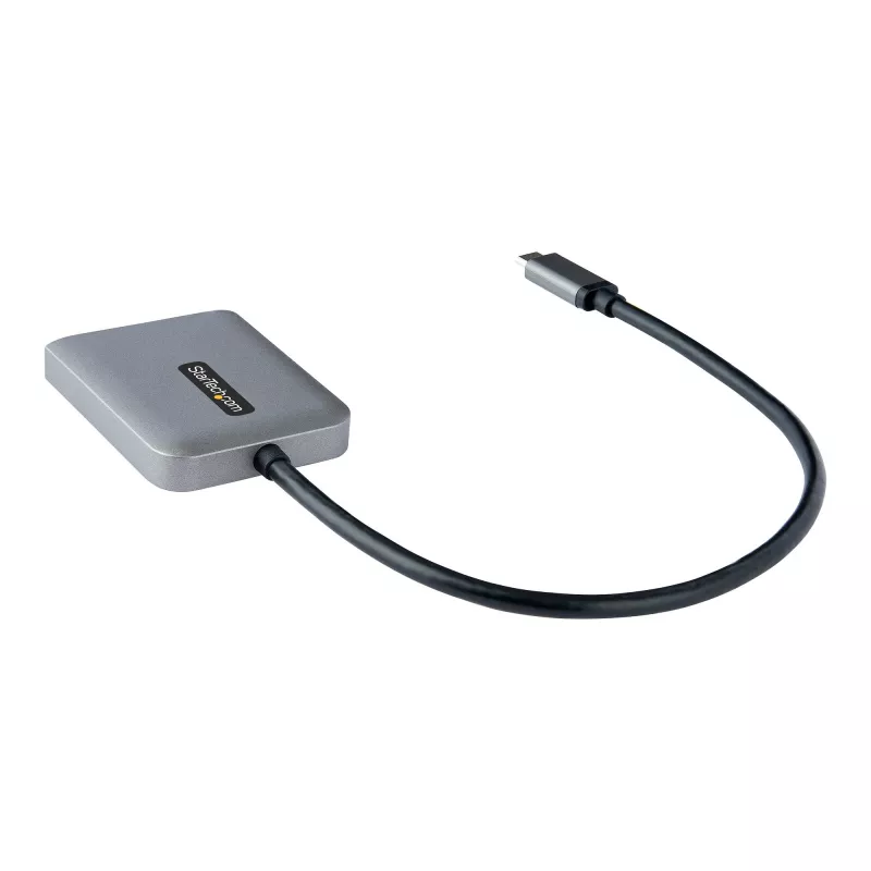 StarTech.com USB-C to Dual HDMI MST HUB - Dual HDMI 4K 60Hz - USB Type C multi monitori adapter sülearvutile 1ft/30cm kaabliga - DP 1.4 multi-stream-transpordi jaotur - USB-C HDMI jaotur