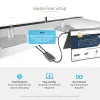 StarTech.com USB-C to Dual HDMI MST HUB - Dual HDMI 4K 60Hz - USB Type C multi monitori adapter sülearvutile 1ft/30cm kaabliga - DP 1.4 multi-stream-transpordi jaotur - USB-C HDMI jaotur