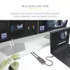 StarTech.com USB-C to Dual HDMI MST HUB - Dual HDMI 4K 60Hz - USB Type C multi monitori adapter sülearvutile 1ft/30cm kaabliga - DP 1.4 multi-stream-transpordi jaotur - USB-C HDMI jaotur