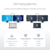 StarTech.com USB-C to Dual HDMI MST HUB - Dual HDMI 4K 60Hz - USB Type C multi monitori adapter sülearvutile 1ft/30cm kaabliga - DP 1.4 multi-stream-transpordi jaotur - USB-C HDMI jaotur