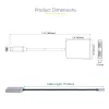 StarTech.com USB-C to Dual HDMI MST HUB - Dual HDMI 4K 60Hz - USB Type C multi monitori adapter sülearvutile 1ft/30cm kaabliga - DP 1.4 multi-stream-transpordi jaotur - USB-C HDMI jaotur