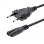 StarTech.com 1m (3ft) Laptop Power Cord, EU Plug to C7, 2.5A 250V, 18AWG, Laptop Replacement Cord, Printer Power kaabel, Laptop Charger Cord, Laptop Power Brick Cord - UL Listed