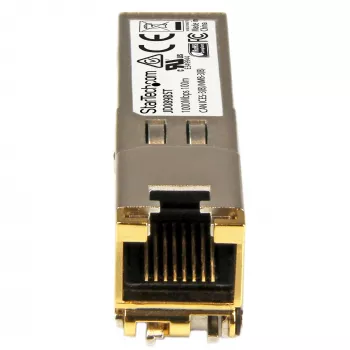 StarTech.com HP JD089B ühilduv SFP transiiver moodul - 10/100/1000BASE-TX~HPE JD089B ühilduv SFP moodul - 1000BASE-T - SFP RJ45 Cat6/Cat5e - 1GE Gigabit Ethernet SFP - RJ-45 100m - HPE 5820AF, 12500, 5500