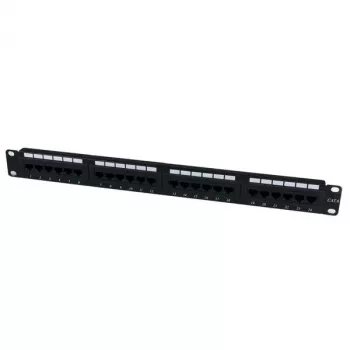 StarTech.com 24-pordiline 1U racki paigaldatav Cat 6 110 patch-paneel