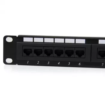 StarTech.com 24-pordiline 1U racki paigaldatav Cat 6 110 patch-paneel