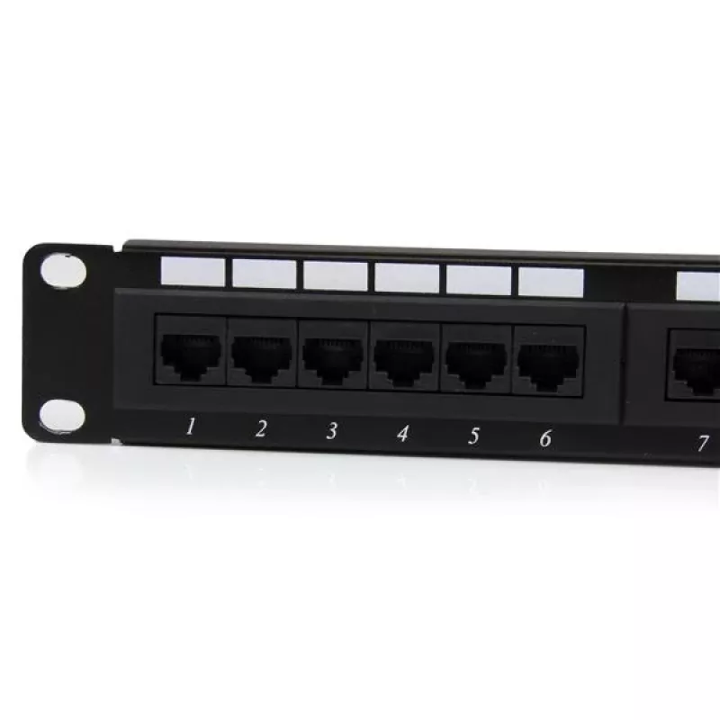 StarTech.com 24-pordiline 1U racki paigaldatav Cat 6 110 patch-paneel