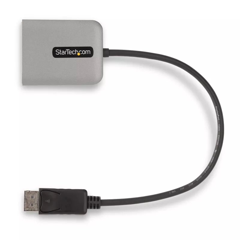 StarTech.com 2-pordine DisplayPort MST jaotur, kahekordne 4K 60 Hz, DP - 2x DisplayPort monitoriadapter, DP 1.4 mitme monitori videoadapter, sisseehitatud 1 jala (30 cm) kaabel, USB-toitega, ainult Windowsile
