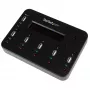 StarTech.com eraldiseisev 1 kuni 5 USB-mälupulga dubleerija ja kustutaja, mitme USB-mälupulga kopeerija, süsteemi- ja faili- ning kogu ketta kopeerimine kiirusega 1,5 GB/min, ühe- ja 3-käiguline kustutamine, LCD-ekraan - TAA