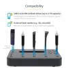 StarTech.com eraldiseisev 1 kuni 5 USB-mälupulga dubleerija ja kustutaja, mitme USB-mälupulga kopeerija, süsteemi- ja faili- ning kogu ketta kopeerimine kiirusega 1,5 GB/min, ühe- ja 3-käiguline kustutamine, LCD-ekraan - TAA