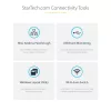 StarTech.com kahe sülearvuti USB-C KVM-dokkimisjaam, kahe monitori 4K 60Hz DisplayPort-dokk, 5-pordiline USB-jaotur, GbE, 90W/45W toiteedastus kahele sülearvutile, Windows/Mac, 2-host KVM-dokk - TAA