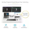 StarTech.com kahe sülearvuti USB-C KVM-dokkimisjaam, kahe monitori 4K 60Hz DisplayPort-dokk, 5-pordiline USB-jaotur, GbE, 90W/45W toiteedastus kahele sülearvutile, Windows/Mac, 2-host KVM-dokk - TAA