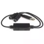 StarTech.com USB-PS/2 adapter - klaviatuur ja hiir, 0,435 m, must, 1 - USB A, 2 - DIN 6, 46 g, 142 mm, 175 mm