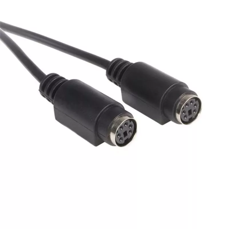StarTech.com USB-PS/2 adapter - klaviatuur ja hiir, 0,435 m, must, 1 - USB A, 2 - DIN 6, 46 g, 142 mm, 175 mm