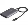StarTech.com Thunderbolt–Dual-DisplayPort-adapter DP 1.4, kahe 4K 60 Hz või ühe 8K/5K Thunderbolt–DP-muundur, 2x DisplayPort-kuvarivideoadapter – Mac ja Windows