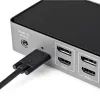StarTech.com USB-C & USB-A dokk – hübriiduniversaalne kolme monitoriga sülearvuti dokkimisjaam DisplayPort ja HDMI 4K 60Hz – 85 W toiteedastus, 6x USB-jaotur, GbE, heli – USB 3.1 Gen 2 10Gbps – TAA