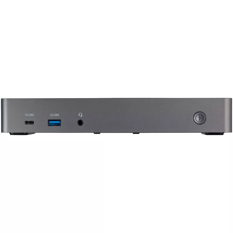 StarTech.com USB-C & USB-A dokk – hübriiduniversaalne kolme monitoriga sülearvuti dokkimisjaam DisplayPort ja HDMI 4K 60Hz – 85 W toiteedastus, 6x USB-jaotur, GbE, heli – USB 3.1 Gen 2 10Gbps – TAA
