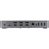 StarTech.com USB-C & USB-A dokk – hübriiduniversaalne kolme monitoriga sülearvuti dokkimisjaam DisplayPort ja HDMI 4K 60Hz – 85 W toiteedastus, 6x USB-jaotur, GbE, heli – USB 3.1 Gen 2 10Gbps – TAA
