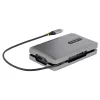 StarTech.com USB-C kahe monitoriga mitmepordiadapter, kuni 4K 60 Hz USB-C DP Alt Mode videoväljund ja HDMI 2.0 või 1080p VGA, 100 W PD läbiv laadimine, USB USB-C minidokk, USB-C dokkimisjaam, MST jaotur