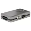 StarTech.com USB-C kahe monitoriga mitmepordiadapter, kuni 4K 60 Hz USB-C DP Alt Mode videoväljund ja HDMI 2.0 või 1080p VGA, 100 W PD läbiv laadimine, USB USB-C minidokk, USB-C dokkimisjaam, MST jaotur