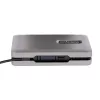 StarTech.com USB-C kahe monitoriga mitmepordiadapter, kuni 4K 60 Hz USB-C DP Alt Mode videoväljund ja HDMI 2.0 või 1080p VGA, 100 W PD läbiv laadimine, USB USB-C minidokk, USB-C dokkimisjaam, MST jaotur