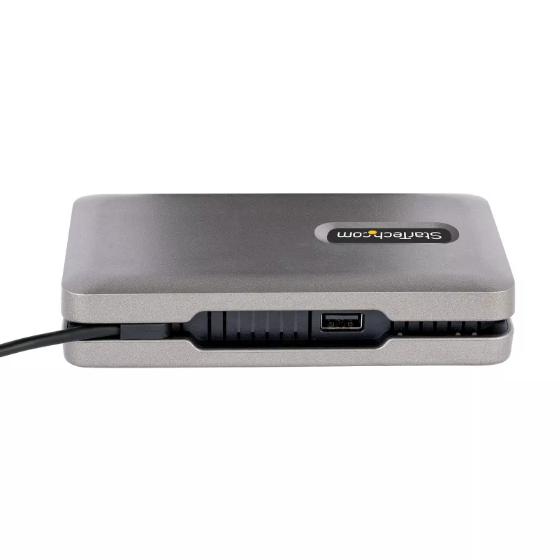 StarTech.com USB-C kahe monitoriga mitmepordiadapter, kuni 4K 60 Hz USB-C DP Alt Mode videoväljund ja HDMI 2.0 või 1080p VGA, 100 W PD läbiv laadimine, USB USB-C minidokk, USB-C dokkimisjaam, MST jaotur