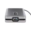 StarTech.com USB-C kahe monitoriga mitmepordiadapter, kuni 4K 60 Hz USB-C DP Alt Mode videoväljund ja HDMI 2.0 või 1080p VGA, 100 W PD läbiv laadimine, USB USB-C minidokk, USB-C dokkimisjaam, MST jaotur