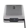 StarTech.com USB-C kahe monitoriga mitmepordiadapter, kuni 4K 60 Hz USB-C DP Alt Mode videoväljund ja HDMI 2.0 või 1080p VGA, 100 W PD läbiv laadimine, USB USB-C minidokk, USB-C dokkimisjaam, MST jaotur
