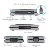 StarTech.com USB-C kahe monitoriga mitmepordiadapter, kuni 4K 60 Hz USB-C DP Alt Mode videoväljund ja HDMI 2.0 või 1080p VGA, 100 W PD läbiv laadimine, USB USB-C minidokk, USB-C dokkimisjaam, MST jaotur