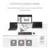 StarTech.com USB-C kahe monitoriga mitmepordiadapter, kuni 4K 60 Hz USB-C DP Alt Mode videoväljund ja HDMI 2.0 või 1080p VGA, 100 W PD läbiv laadimine, USB USB-C minidokk, USB-C dokkimisjaam, MST jaotur