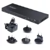 StarTech.com 4-pordiline HDMI-jaotur, 4K 60Hz HDMI 2.0 video, 4K HDMI-jaotur koos sisseehitatud skaleerijaga, HDMI-jaotur 1 sisend 4 väljundit, 3,5 mm/optiline heliport, HDMI kuvari/väljundi jaotur