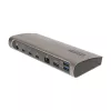 StarTech.com Thunderbolt 4 dokk, 96W toiteedastus, üks 8K/kaks monitori 4K 60Hz, 3xTB4/USB4 porti, 4xUSB-A, SD, GbE, Thunderbolt 4 dokkimisjaam Windowsile või TB3 MacBookile, 0,8m kaabel