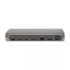 StarTech.com Thunderbolt 4 dokk, 96W toiteedastus, üks 8K/kaks monitori 4K 60Hz, 3xTB4/USB4 porti, 4xUSB-A, SD, GbE, Thunderbolt 4 dokkimisjaam Windowsile või TB3 MacBookile, 0,8m kaabel