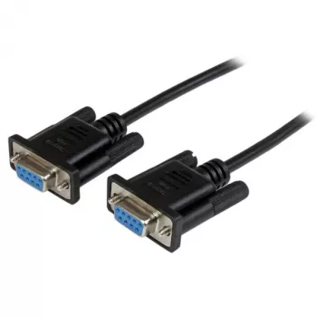StarTech.com 2 m must DB9 RS232 jada-nullmodemikaabel F/F, must, 2 m, DB-9, DB-9, Female, Female