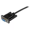 StarTech.com 2 m must DB9 RS232 jada-nullmodemikaabel F/F, must, 2 m, DB-9, DB-9, Female, Female