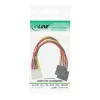 InLine sisemine toite Y-kaabel 1x 5,25 tolli / 2x SATA toide 0,20 m