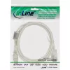 InLine USB 2.0 pikenduskaabel, tüüp A-pistik/emane, läbipaistev, ferriidiga, 2 m