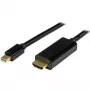 StarTech.com 3 jala (1 m) Mini DisplayPort–HDMI-kaabel – 4K 30 Hz video – mDP-HDMI-adapterkaabel – Mini DP või Thunderbolt 1/2 Mac/PC HDMI monitorile/ekraanile – mDP-HDMI muundurijuhe